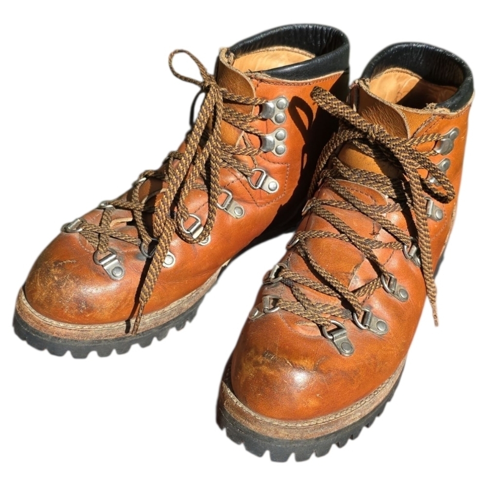 Vintage Red Wing Irish Setter Brown Leather Hiking Boots 7.5